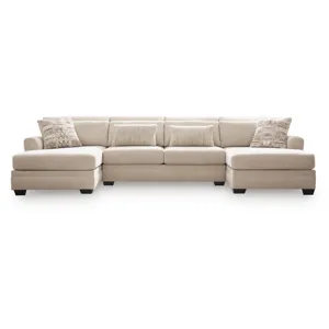 Mandi Point 3-Piece Double Chaise Sectional