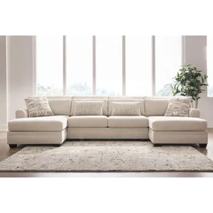 Mandi Point 3-Piece Double Chaise Sectional