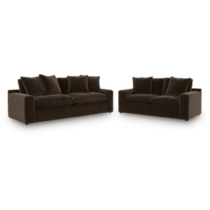 Maxton Heights Sofa and Loveseat