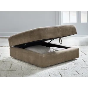 Camellia-Court Ottoman With Storage