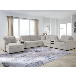 ModMax Luxe 8-Piece Sectional with Chaise and Audio Consoles