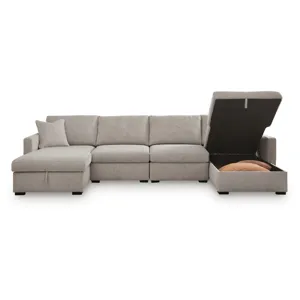 ModMax Luxe 4-Piece Double Storage Chaise Sectional