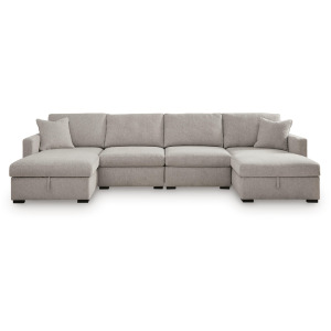 ModMax Luxe 4-Piece Double Storage Chaise Sectional