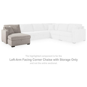 ModMax Luxe Left-Arm Facing Corner Chaise with Storage