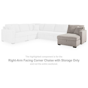ModMax Luxe Right-Arm Facing Corner Chaise with Storage
