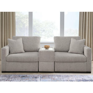 ModMax Luxe 3-Piece Sectional Sofa with Storage Console