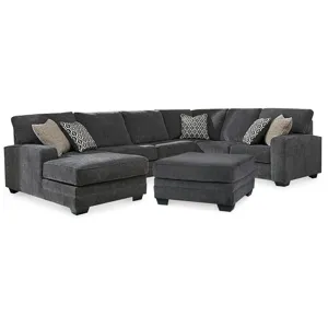 Tracling 3-Piece Sectional and Ottoman