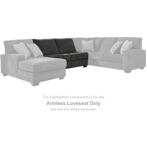 Tracling Armless Loveseat