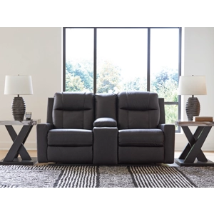 Mackmenville Reclining Loveseat with Console