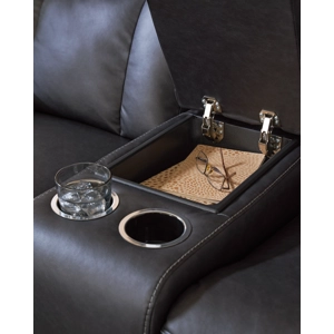 Mackmenville Reclining Loveseat with Console