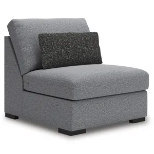 Armless Chair, Salt and Pepper