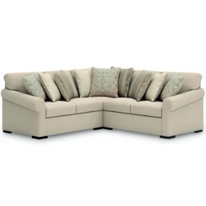 LADYMAE TWILL 3PC SECTIONAL
