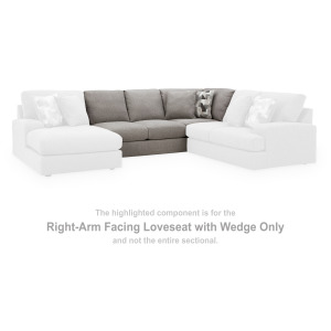Lindon Right-Arm Facing Loveseat with Wedge