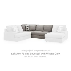 Lindon Left-Arm Facing Loveseat with Wedge