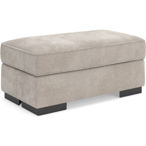HIGH PROFILE TAUPE OTTOMAN