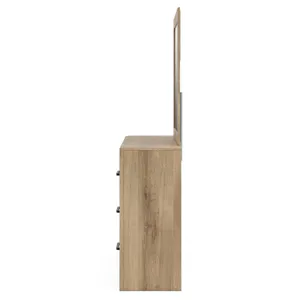 Brozmont Full Panel Bed, Dresser and Mirror