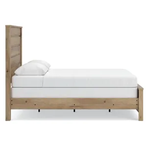 Brozmont Queen Panel Bed, Dresser and Mirror