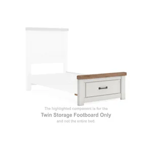 Savonport Twin Storage Footboard