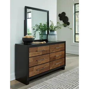 Kraeburn Queen Panel Storage Bed, Dresser and Mirror