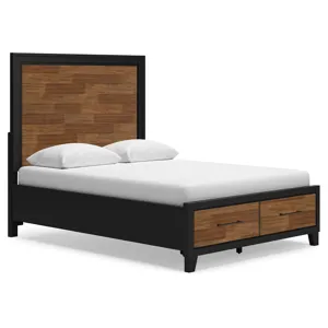 Kraeburn Queen Panel Storage Bed, Dresser and Mirror