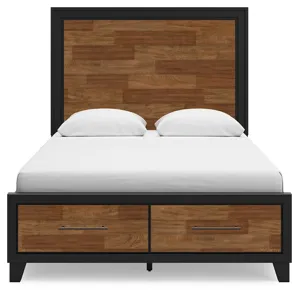 Kraeburn Queen Panel Storage Bed, Dresser and Mirror