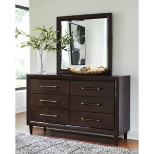 Dantenton Queen Panel Bed, Dresser and Mirror