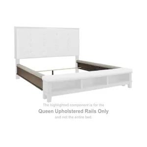 Hallanden Queen Upholstered Rails