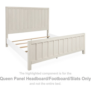 Shaybrock Queen Panel Headboard/Footboard/Slats