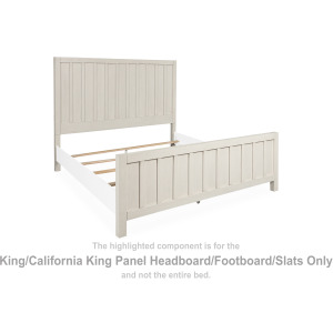 Shaybrock King/California King Panel Headboard/Footboard/Slats
