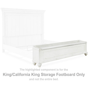 Kanwyn King/California King Storage Footboard