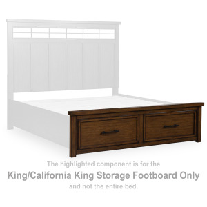 Taffenbrook King/California King Storage Footboard