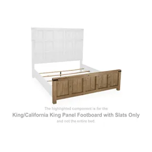 Ridgester King/California King Panel Footboard with Slats