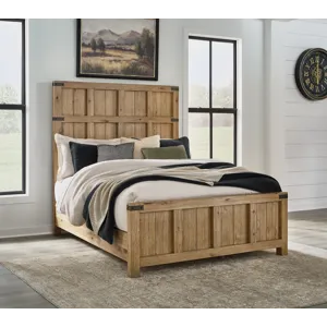 Ridgester Queen Panel Bed, Dresser and Mirror