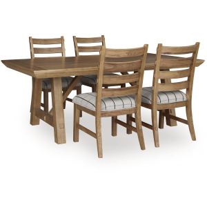 Ridgester Extension Dining Table and 4 Chairs