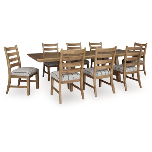 Ridgester Extension Dining Table and 8 Chairs