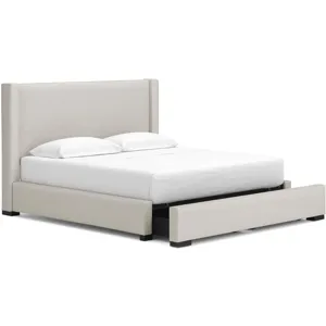 Brozmont King Upholstered Storage Bed
