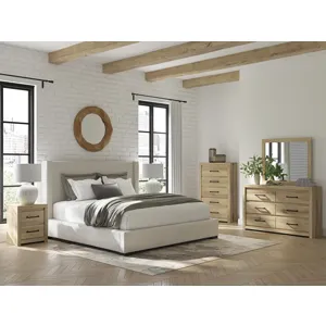 Brozmont King Upholstered Storage Bed