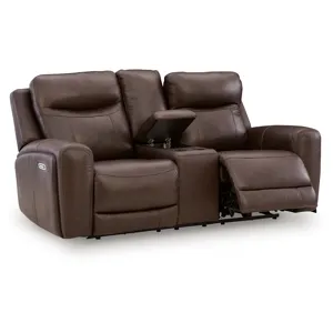 Gravier Power Reclining Loveseat with Console