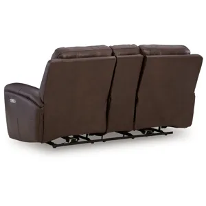 Gravier Power Reclining Loveseat with Console