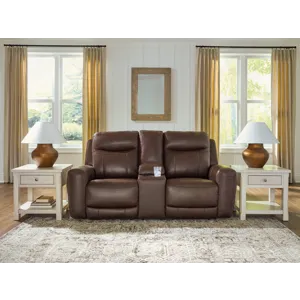 Gravier Power Reclining Loveseat with Console