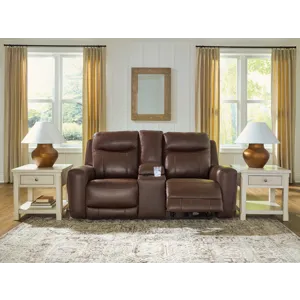 Gravier Power Reclining Loveseat with Console