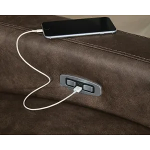 ModZ 6-Piece Power Reclining Sectional with Audio Console