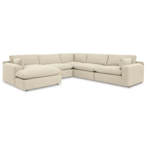 Elyza 5-Piece Sectional with Chaise