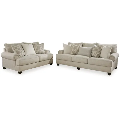 Asanti Sofa and Loveseat