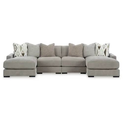 Aslan Court 4-Piece Sofa Pit Sectional
