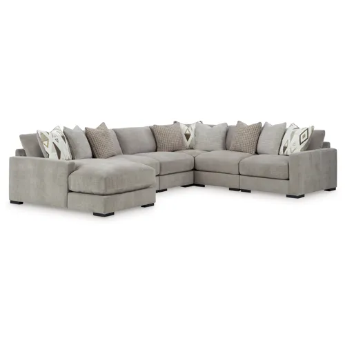 Aslan Court 6-Piece Sectional with Chaise