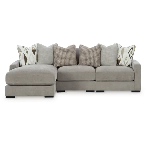 Aslan Court 3-Piece Sofa Sectional with Chaise
