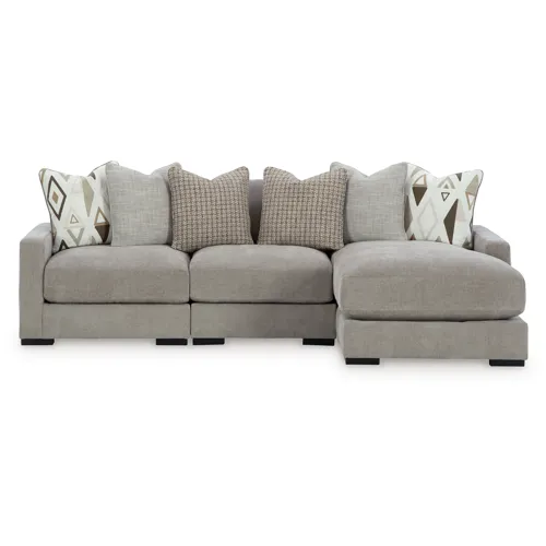 Aslan Court 3-Piece Sofa Sectional with Chaise