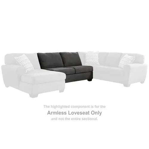 Ambee Armless Loveseat