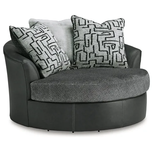 Brixley Pier Oversized Swivel Accent Chair